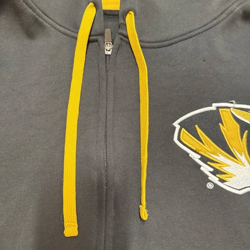 University Of‎ Missouri Mizzou Tigers Champion  Zip Up Hoodie Black 2XL